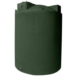 3000 Gallon Dark Green Vertical Water Storage Tank