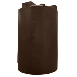 5000 Gallon Dark Brown Vertical Water Storage Tank