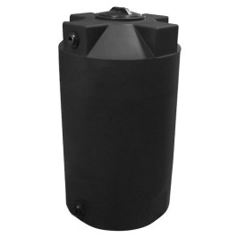 200 Gallon Black Vertical Water Storage Tank