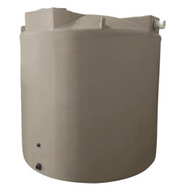 2500 Gallon Mocha Rainwater Collection Tank