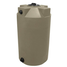 125 Gallon Mocha Vertical Water Storage Tank