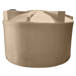 5000 Gallon Mocha Vertical Water Storage Tank