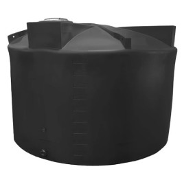 5000 Gallon Black Rainwater Collection Tank