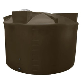 5000 Gallon Dark Brown Rainwater Collection Tank