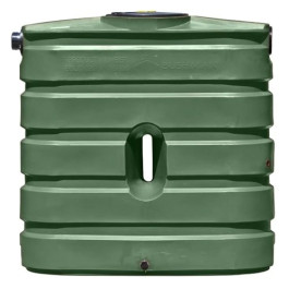 130 Gallon Green Slimline Rainwater Storage Tank