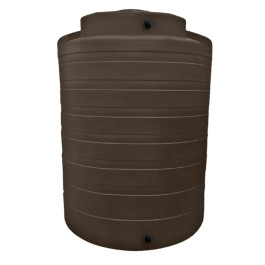 4050 Gallon Dark Brown Vertical Water Storage Tank