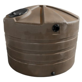 730 Gallon Dark Brown Rainwater Collection Storage Tank