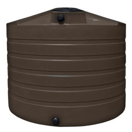 1320 Gallon Dark Brown Vertical Water Storage Tank
