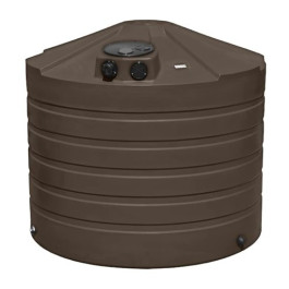 1320 Gallon Dark Brown Rainwater Collection Storage Tank