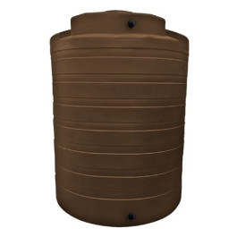 4050 Gallon Dark Brown Rainwater Collection Storage Tank