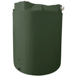3000 Gallon Green Rainwater Collection Storage Tank