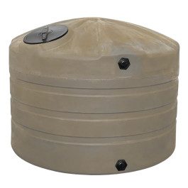 730 Gallon Mocha Vertical Water Storage Tank