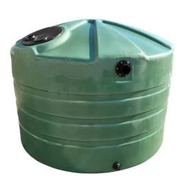 730 Gallon Green Rainwater Collection Storage Tank