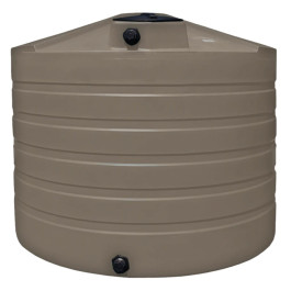 1320 Gallon Mocha Vertical Water Storage Tank