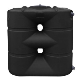 265 Gallon Black Slimline Water Storage Tank