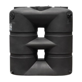 265 Gallon Black Slimline Rainwater Storage Tank