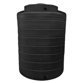 4050 Gallon Black Vertical Water Storage Tank