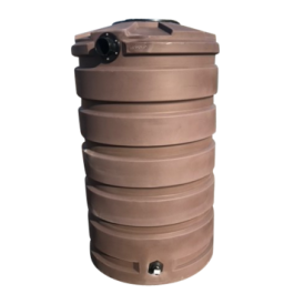 205 Gallon Dark Brown Rainwater Collection Storage Tank