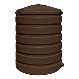 420 Gallon Dark Brown Rainwater Collection Storage Tank