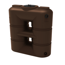 130 Gallon Brown Slimline Rainwater Storage Tank