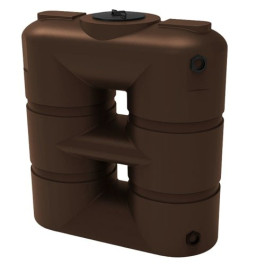 130 Gallon Brown Slimline Water Storage Tank