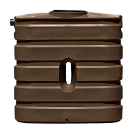 130 Gallon Brown Slimline Water Storage Tank