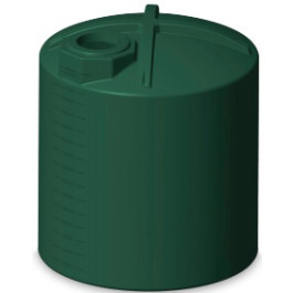 3000 Gallon Green Rainwater Collection Storage Tank