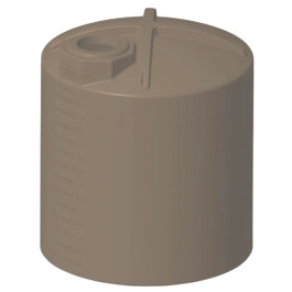 3000 Gallon Mocha Vertical Water Storage Tank