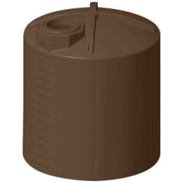 3000 Gallon Dark Brown Rainwater Collection Storage Tank