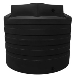 3100 Gallon Black Vertical Water Storage Tank