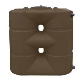 265 Gallon Brown Slimline Water Storage Tank