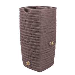 50 Gallon Red Impressions Riverwalk Rain Saver Rain Barrel