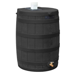 40 Gallon Black Rain Wizard Rain Barrel