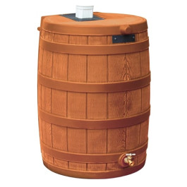 50 Gallon Terra Cotta Rain Wizard Rain Barrel