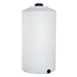 100 Gallon White Vertical Water Storage Tank