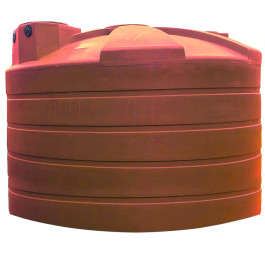 5000 Gallon Brick Red Vertical Water Storage Tank