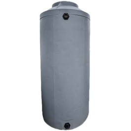 550 Gallon Gray Vertical Water Storage Tank