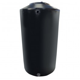 500 Gallon Black Vertical Water Storage Tank