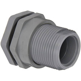 1 1/2" CPVC Female NPT Bulkhead Fitting w/ EPDM Gasket