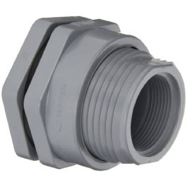 1 1/4" CPVC Female NPT Bulkhead Fitting w/ VITON Gasket