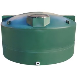 1600 Gallon Green Vertical Water Storage Tank
