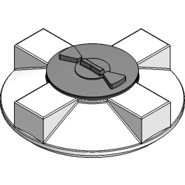 36" Open Top Tank Lid