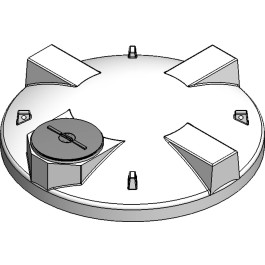 90" Open Top Tank Lid