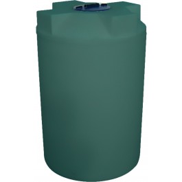 130 Gallon Green Vertical Water Storage Tank