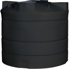 2000 Gallon Black Vertical Water Storage Tank