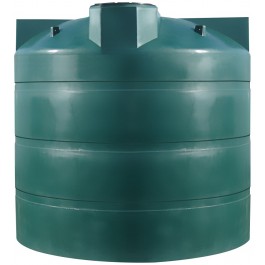 2500 Gallon Green Vertical Water Storage Tank