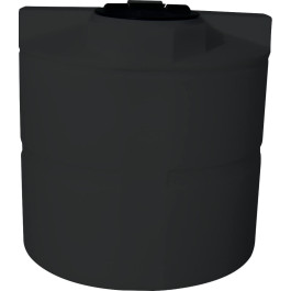 330 Gallon Black Vertical Water Storage Tank