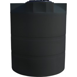 825 Gallon Black Vertical Water Storage Tank