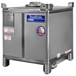 350 Gallon Beverage Storage & Fermentation 304 Stainless Steel IBC Tote Tank
