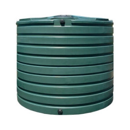 2825 Gallon Green Vertical Water Storage Tank